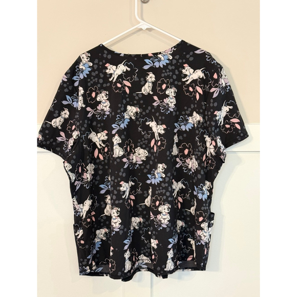 Women's Disney 101 Dalmatians Black & White Short Sleeve Tee 3X - Picture 3 of 3